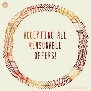 Reasonable offers accepted!